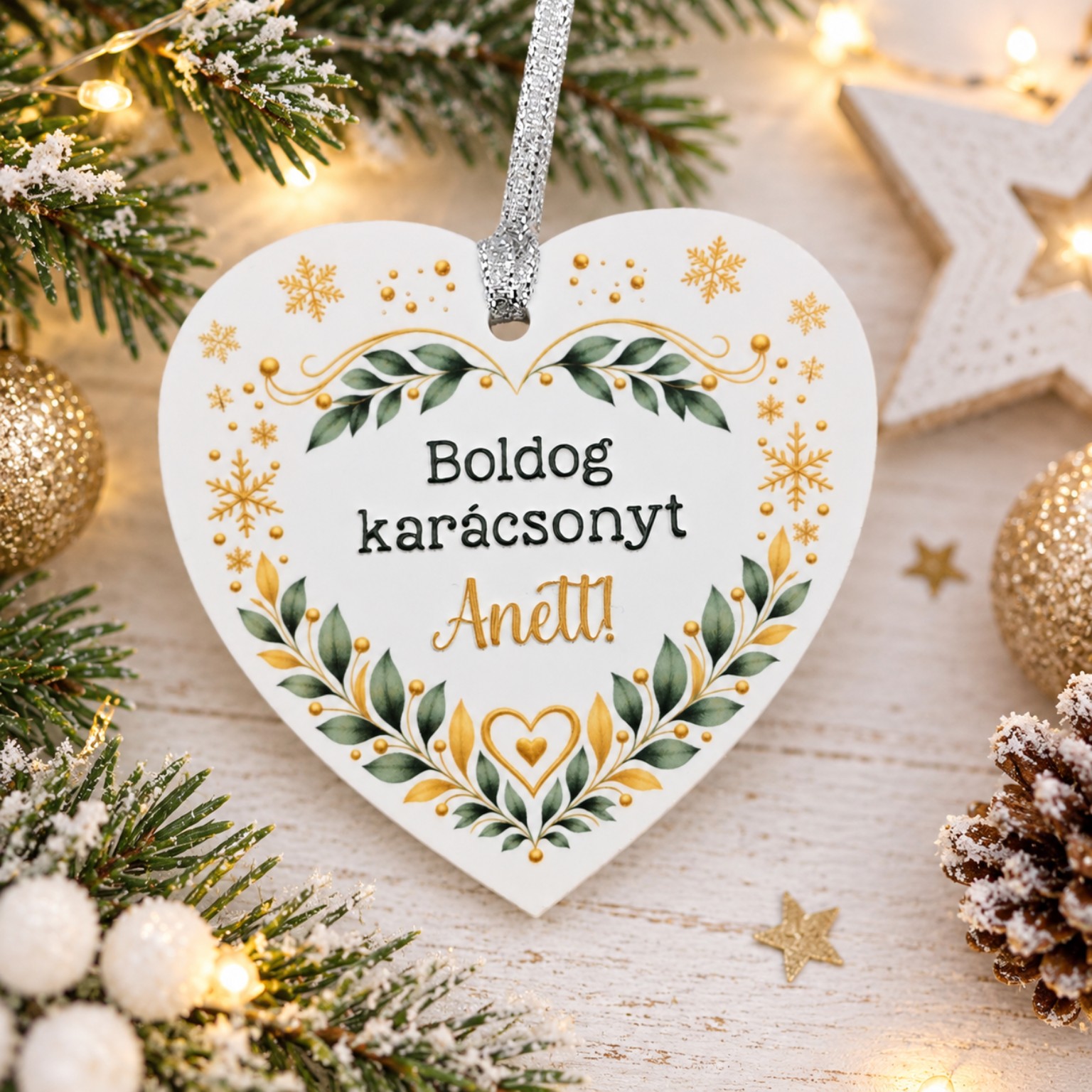 Egyedi karácsonyfadíszek