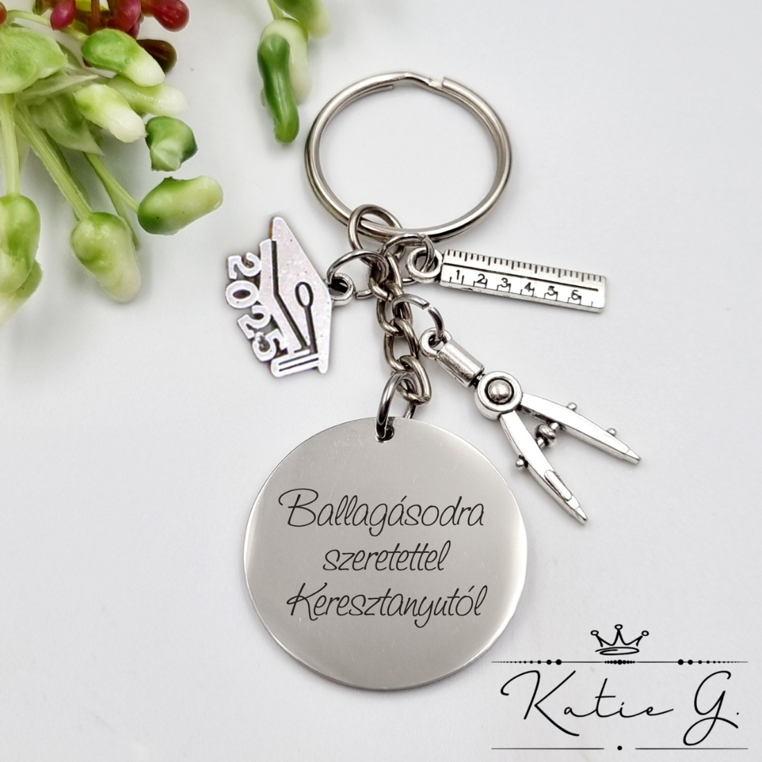 Ballagási kulcstartó