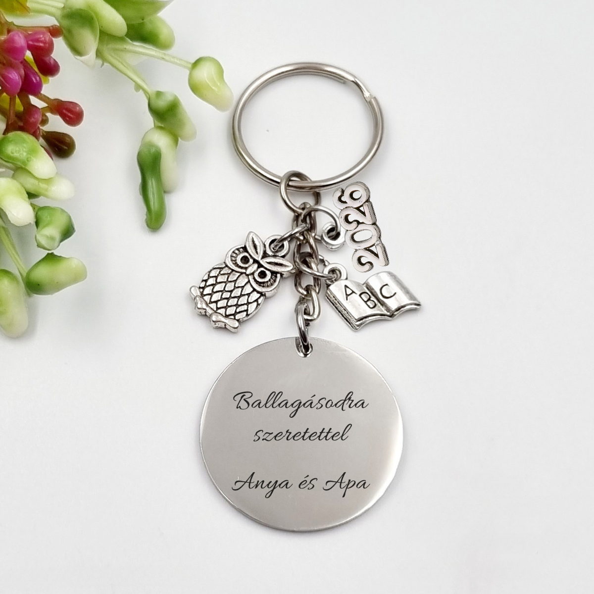 Gravírozott ballagási kulcstartó végzősöknek 5.