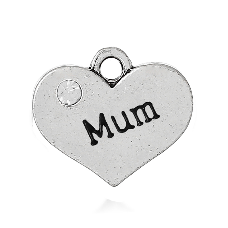 Szív charm 26b. (Mum)