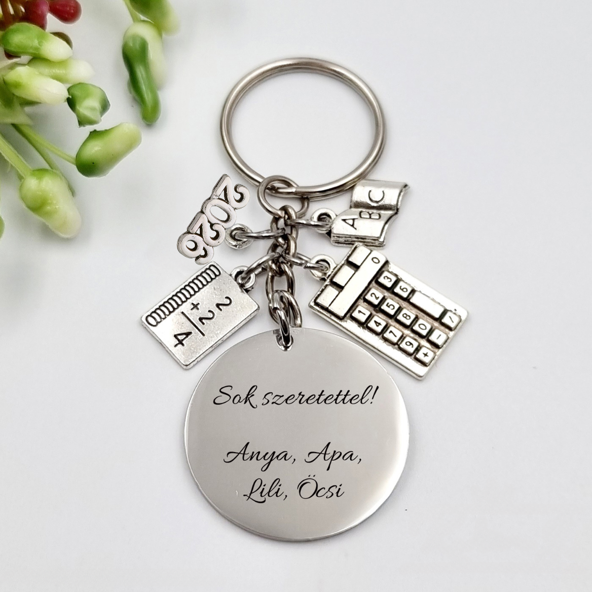 Gravírozott ballagási kulcstartó végzősöknek 7.