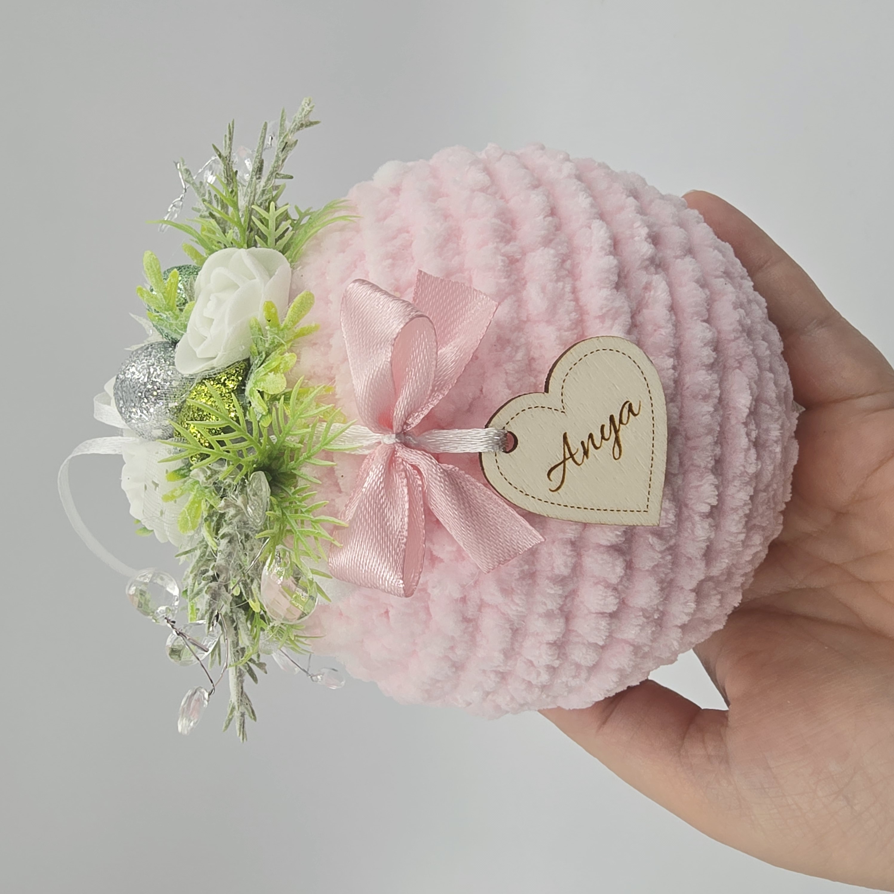 Kézműves karácsonyi gömb 2.