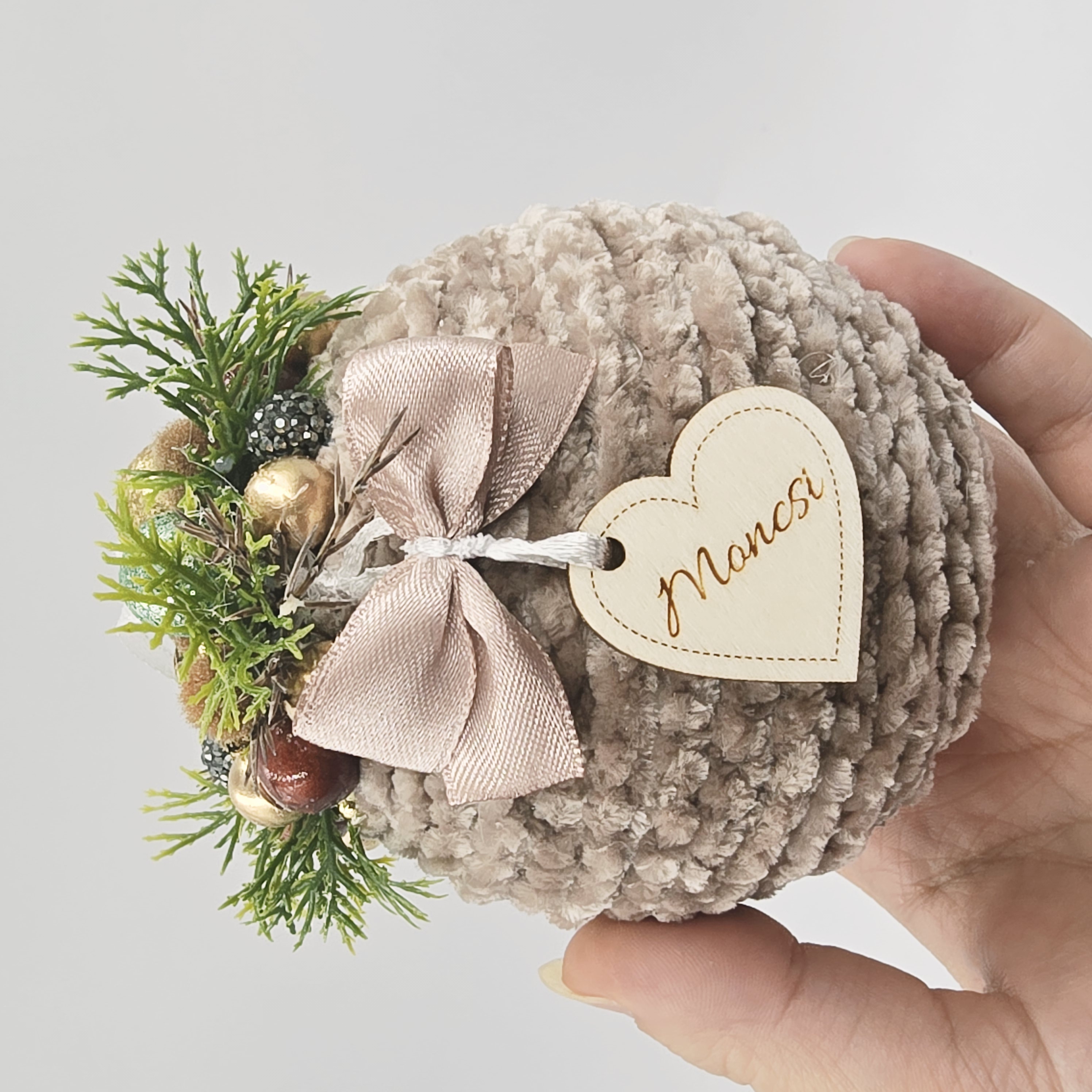 Kézműves karácsonyi gömb 3.