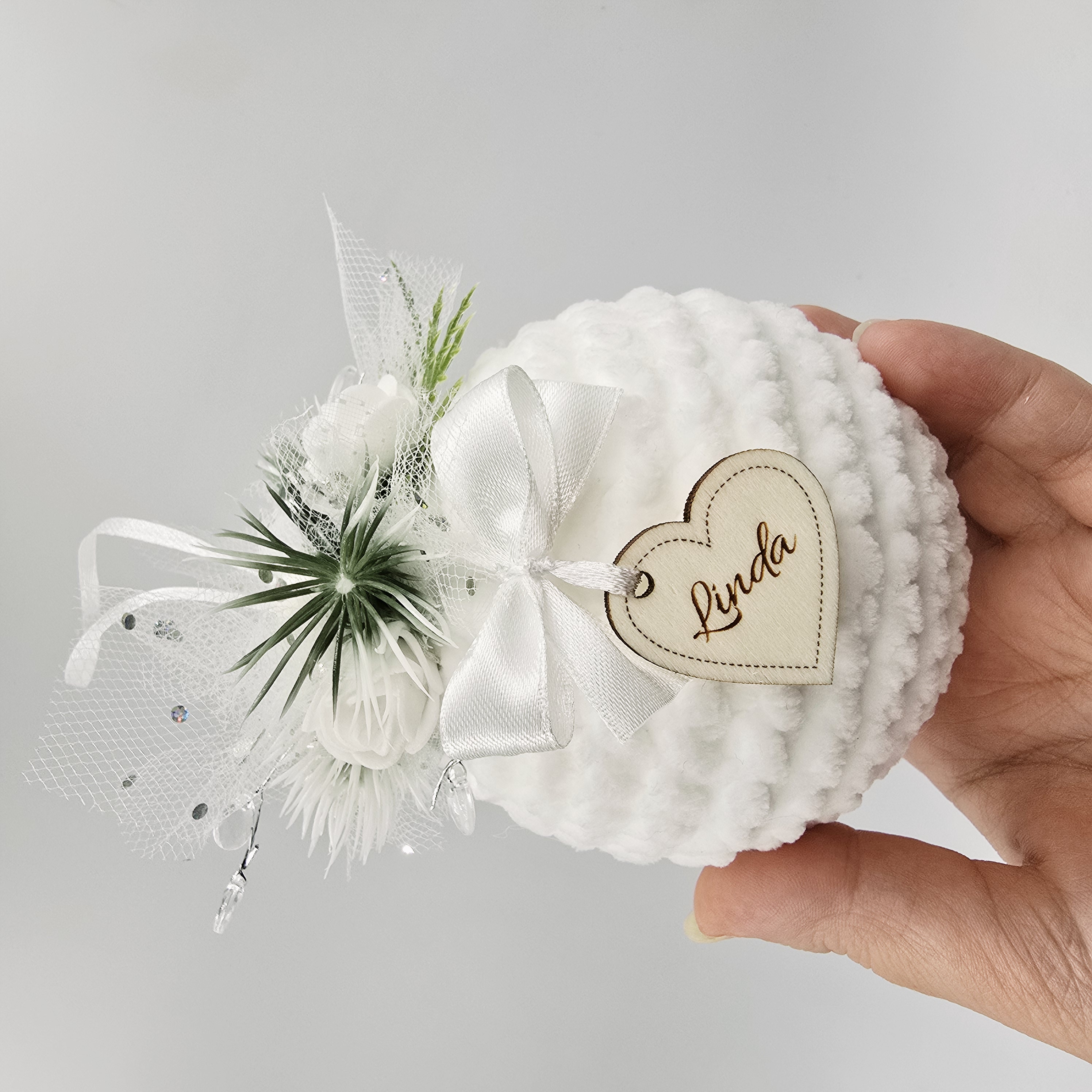 Kézműves karácsonyi gömb 5.