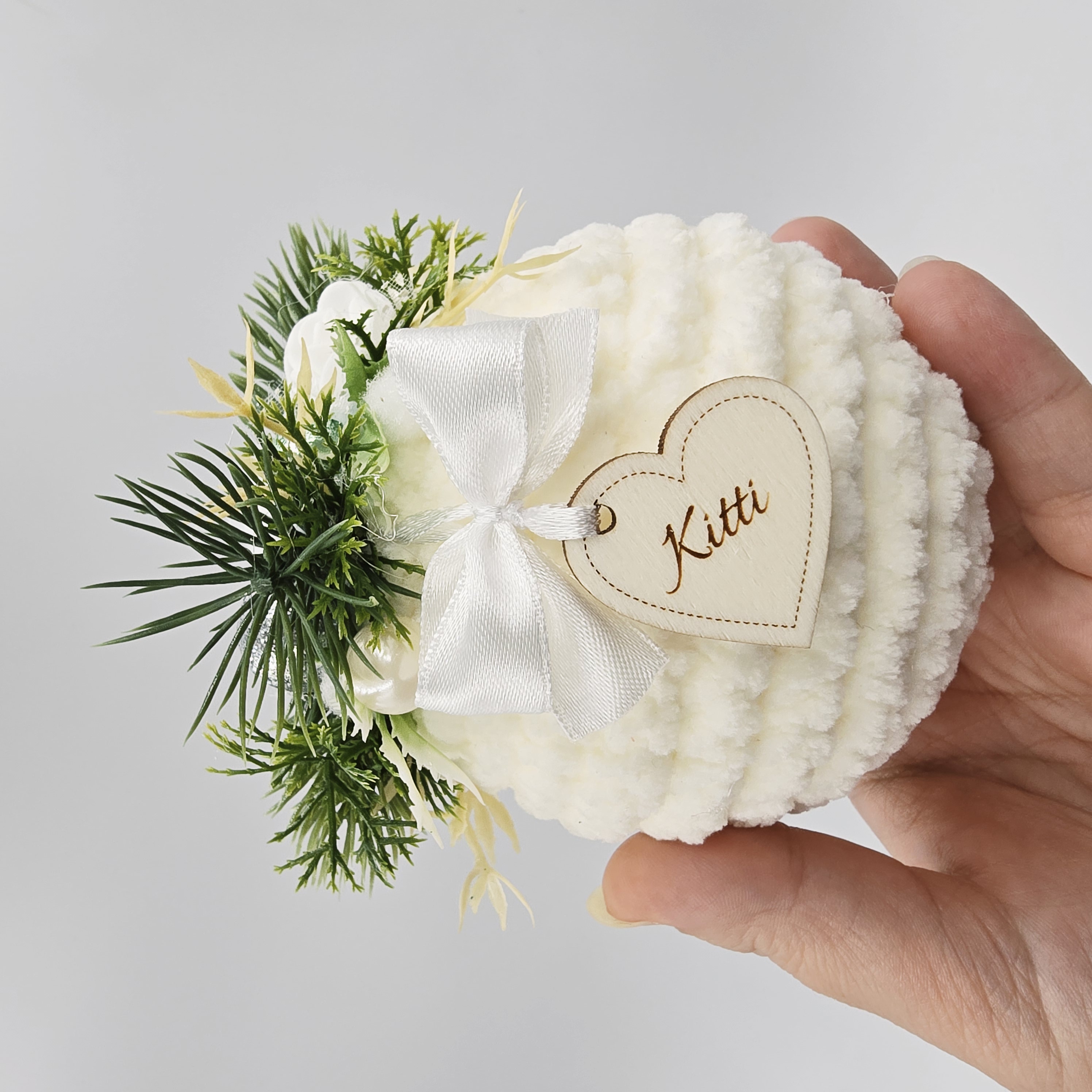 Kézműves karácsonyi gömb 8.