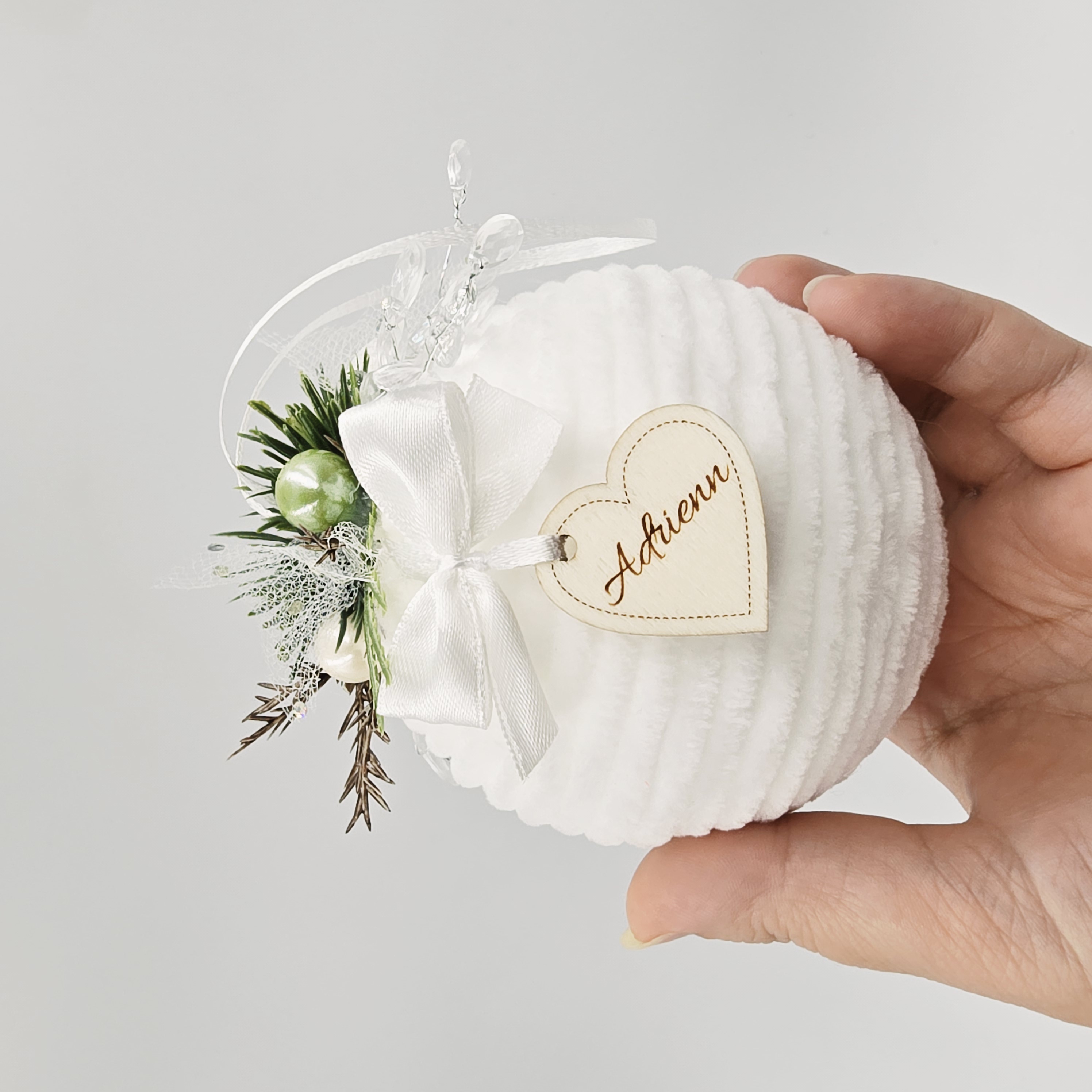 Kézműves karácsonyi gömb 9.