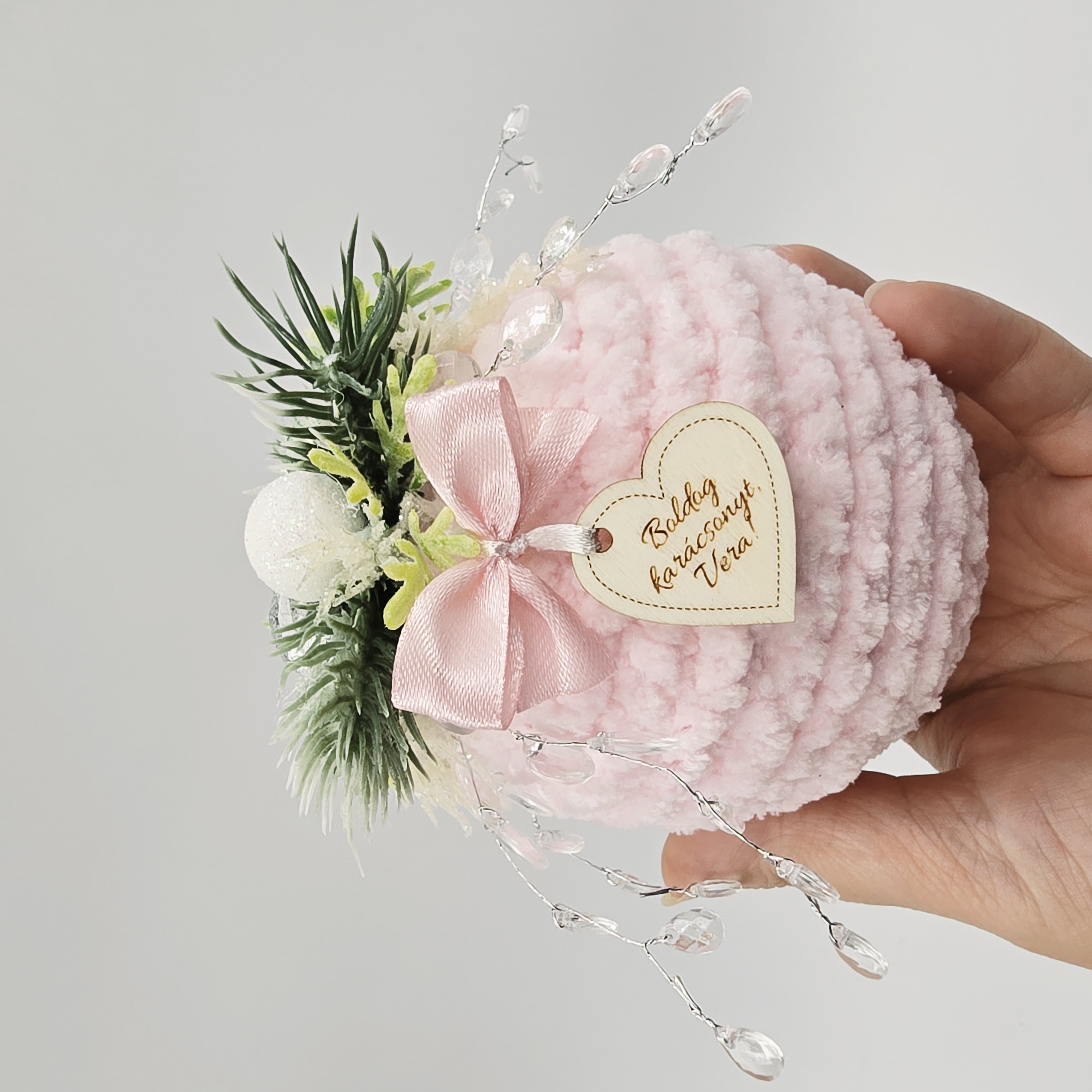 Kézműves karácsonyi gömb 14.